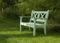 Hampton Bench 3 seater - green